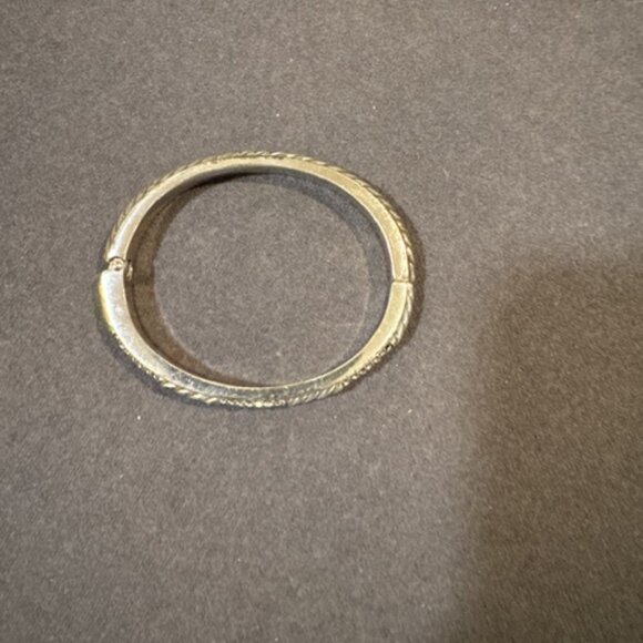 Brighton Silver & Crystal Bangle Bracelet - Picture 6 of 6